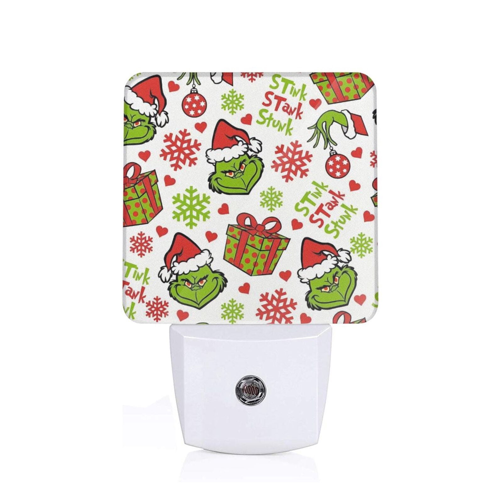 Grinch Plug Christmas Grinch Stwk Stawk Stunk Night Light Plug Into Wall,Dusk to ...