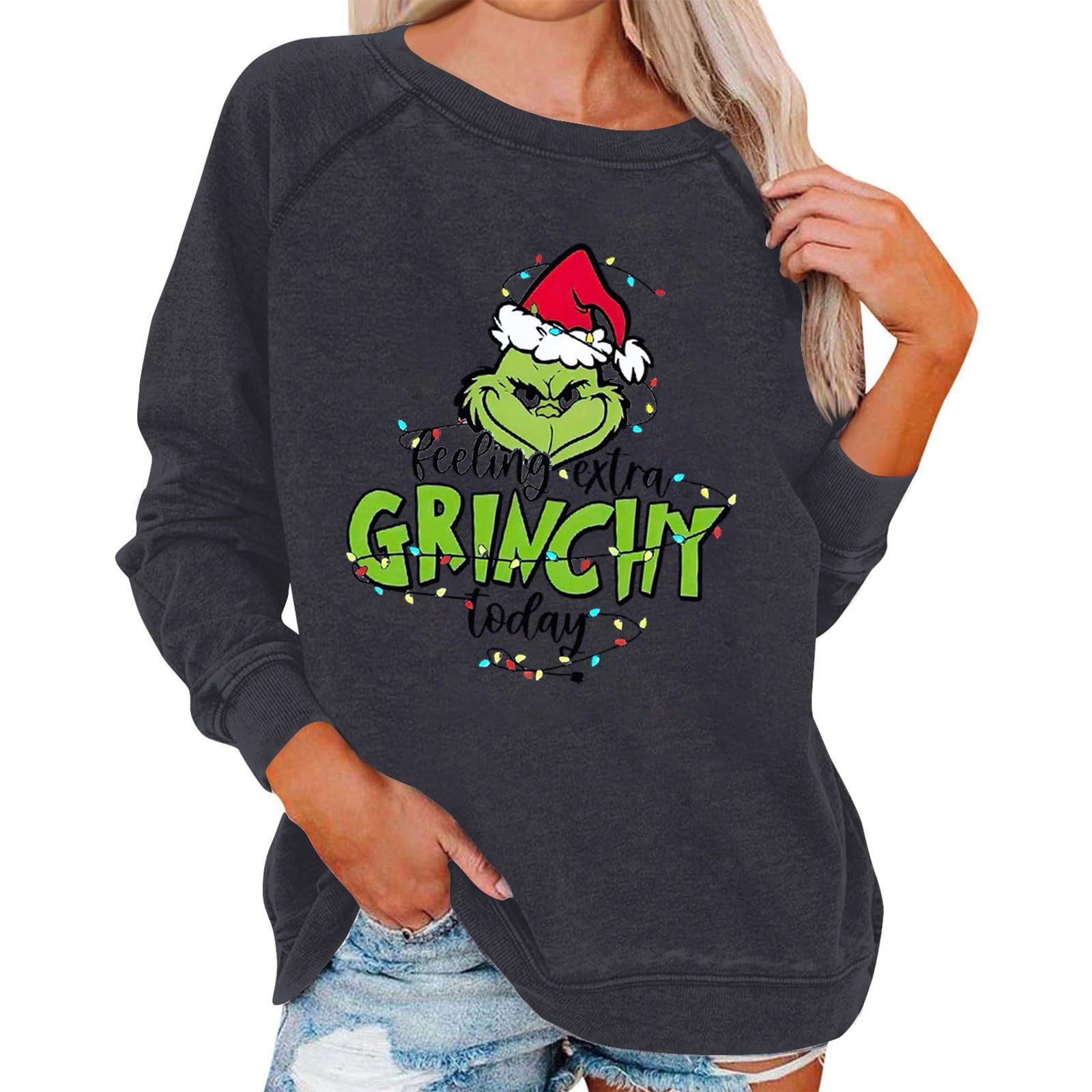 Walmart clearance grinch sweatshirt