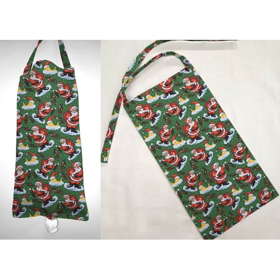 Christmas Grocery Plastic Shopping Bag Holder by Penny's Needful Things (Santa)