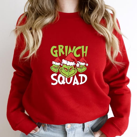 Christmas Grouch Squad Funny Family Christmas Holiday Matching Graphic SW4484 Unisex Sweatshirt, Up to Size 5XL