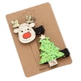 thumbnail image 1 of Christmas Hair Clip Christmas Hairpin Christmas Barrettes Santa Headpiece Christmas Hair Accessories Girl Christmas Gift, 1 of 14
