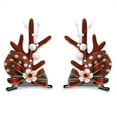 thumbnail image 1 of Christmas Hair Clip, Cute Xmas Reindeer Antler Hairpin Girl Women Hair Clips Cute Decor Xmas Hair Barrettes with Pom Balls Deer Ear Hair Accessories Festive Party Cosplay Gifts, 1 of 3