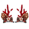 thumbnail image 1 of Christmas Hair Clip, Cute Xmas Reindeer Antler Hairpin Girl Women Hair Clips Cute Decor Xmas Hair Barrettes with Pom Balls Deer Ear Hair Accessories Festive Party Cosplay Gifts, 1 of 3