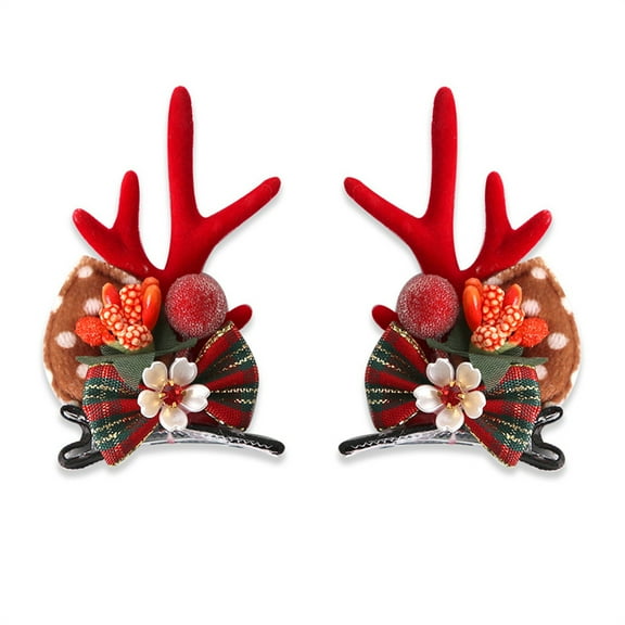 Christmas Hair Clip for Youth, Cute Holiday Hair Accessories for Unisex, Christmas Party Hair Clips, Festive Hair Ornaments for Stocking Stuffers and Secret Santa Gifts, Cute Hair Clips for Akmoler