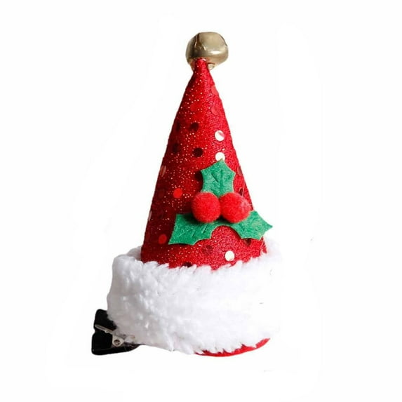 Christmas Hair Clips Festive Holiday Barrettes for Women Girls Party Headwear Accessories Elegant Decorations