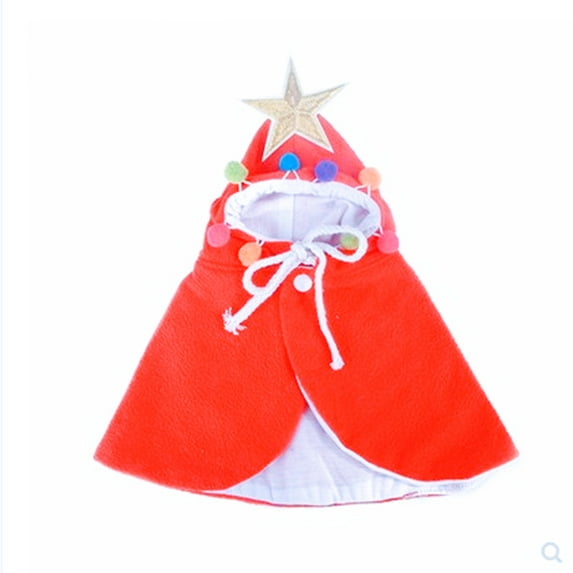 Christmas Halloween Cat Cape Dress Funny Cat Superman Clothes Cloak Costume Pet Supplies Kitten Accessories Articles (Red,L (8.5-12.5 kg))