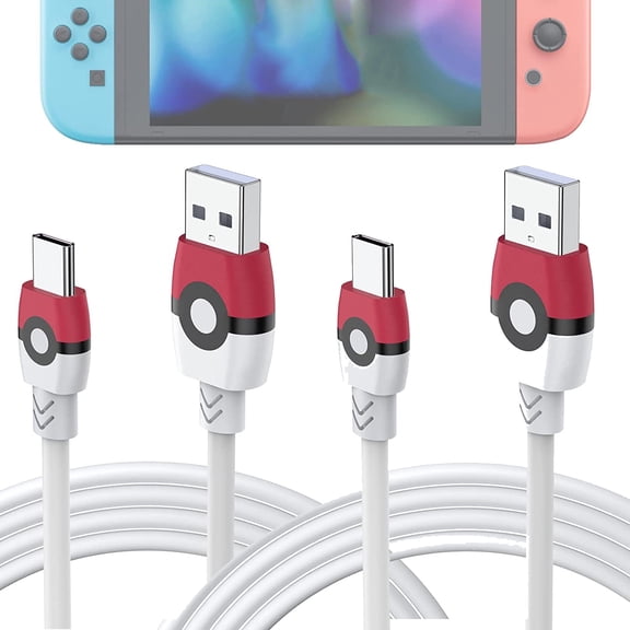 (Christmas Halloween Gift/Deco) 2 pack USB C Charging Cable for Nintendo Switch, Cute 4.92ft Fast Charger Cord for Nintendo Switch2/switch/Lite/OLED/Xbox/steam