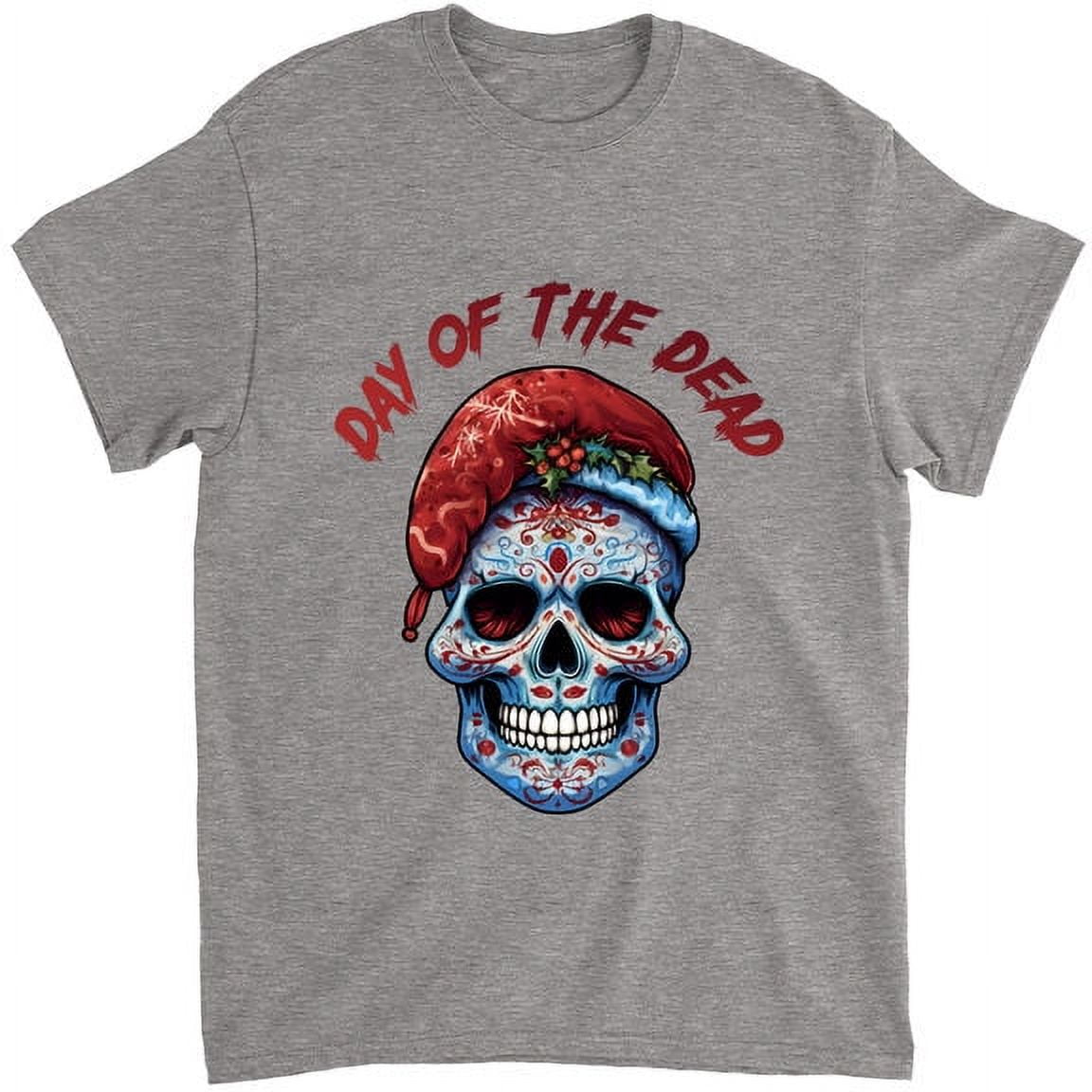 Christmas Halloween Shirt Dia De Los Muertos TShirt,Day Of The Dead