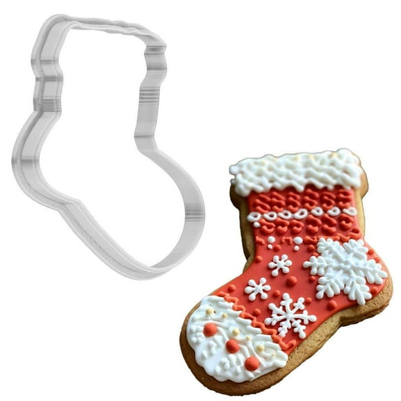 Christmas Hand Knitted Sock Cookie Cutter 4 Inch Made in USA by WONDERTORY