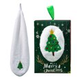 thumbnail image 1 of Christmas Hand Towels, Holiday Kitchen Towels, Embroidered Christmas Hand Towels Set for Drying Cleaning Cooking and Baking, Soft Cotton 13.7x13.7 Inch Decorative Gift Set, 1 of 8