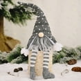 thumbnail image 1 of Christmas Handmade Gnomes Home Decor, Long-Legged Christmas Gnome Xmas Ornaments with LED, Gnome Elf Tabletop Decoration Gnomes Xmas Decor, 1 of 5