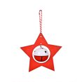 Christmas Hanging Bells Decoration Wooden Hollow Out Design Christmas