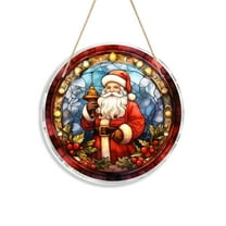 A Christmas Hanging Decor Pvc Holiday Door Sign Snowman Scene Wall Art Home Party Decoration For Indoor Outdoor Use Reusable Festive Ornament 20X20 Inches 0.29 Pounds