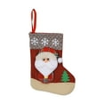 Christmas Hanging Decorations Cartoon Old Man Snowman Deer Pattern