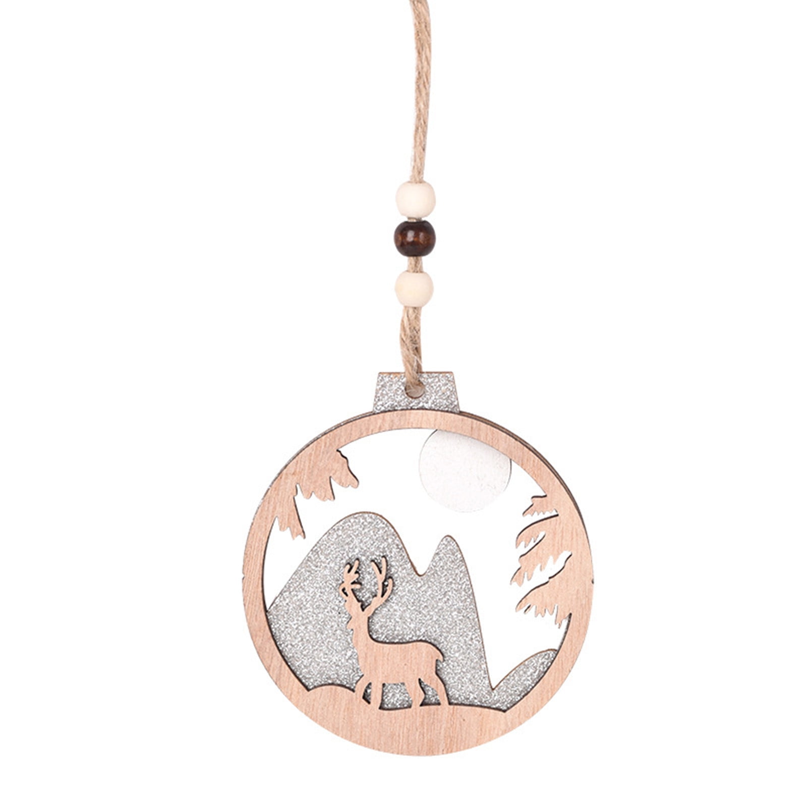 Christmas Hanging Decorations Three Deer Shaped Hanging Vintage Easter