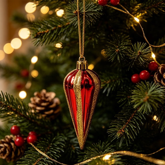 Christmas Hanging Ornaments Set, Santa Snowman Candy Cane Tree Pendants Home Decor, Mini Christmas Ornaments for Indoor Tree Decorations Window Fireplace Party