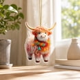 thumbnail image 1 of Christmas Hanging Ornaments for Xmas Tree, Personalized Christmas Tree Decoration Pendant, Scottish Cow Acrylic Xmas Tree Hanging Decor Christmas Gifts（Cow）, 1 of 7