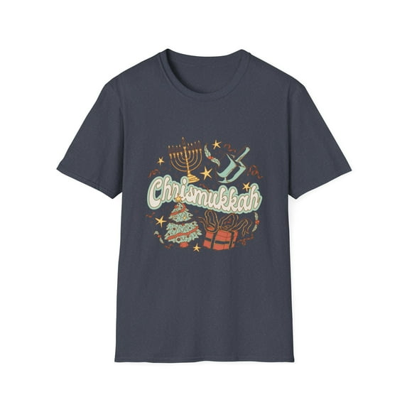Christmas Hanukkah Celebration Graphic Novelty T-Shirts