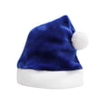 thumbnail image 1 of Christmas Hat Christmas Hat Adult Christmas Holiday Hat Unisex Velvet Cozy Christmas Hat Thickened Classic Suitable for Christmas Year Festive Party Supplies, 1 of 4