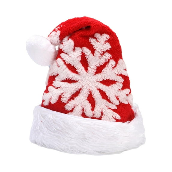 Christmas Hat Headgear Santa Claus Hat for Winter Dress up Stage Performance Red
