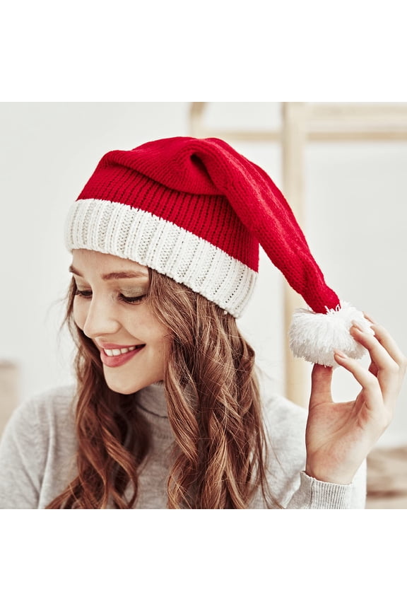 Christmas Hat, Mother Kid Christmas Hat For Girl Boy Autumn Winter Baby Warm Knitted Kids Cap Elastic Family Parent Children Hats (MomA,One Size)