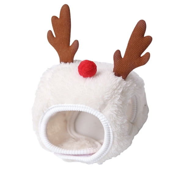 Christmas Hat Pet Christmas Tree Headwear for Dogs and Cats 3D Reindeer Star Hat Comfortable Wear