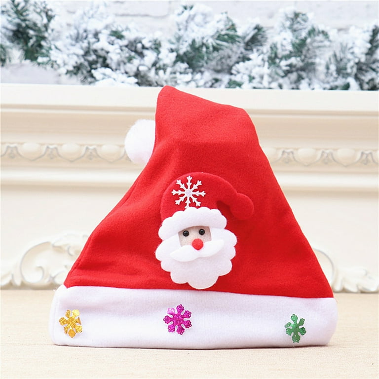 Santa claus cap for hot sale kids