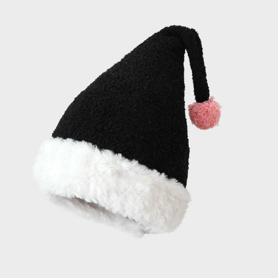 Christmas Hat Santa Hat Xmas Holiday Hat for Adults Unisex Thicken Santa Hats for Christmas New Year Party
