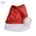 thumbnail image 1 of Christmas Hat, Santa Hat, Xmas Holiday Hat for Adults , Unisex Velvet Comfort Christmas Hats Extra Thicken Classic Fur for Christmas New Year Festive Holiday Party Supplies, 1 of 8