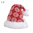 thumbnail image 1 of Christmas Hat, Santa Hat, Xmas Holiday Hat for Adults , Unisex Velvet Comfort Christmas Hats Extra Thicken Classic Fur for Christmas New Year Festive Holiday Party Supplies, 1 of 8
