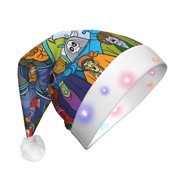 Christmas Hat Scooby-Doo Funny Hat With Led Lights, Festive Winter Accessory, Holiday Decoration Gift, Christmas Party Essential, Light Up Santa Headwear