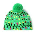 Christmas Hat With Led Light Christmas Light Up Sweater Knitted Beanie