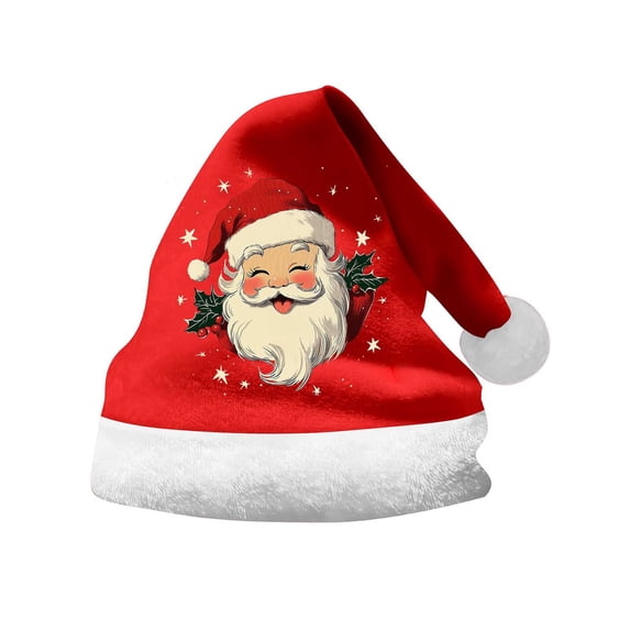 Christmas Hats For Kids Santa Hat Kids Unisex Warm Comfort Winter Party Favors Comfort Holiday Hat