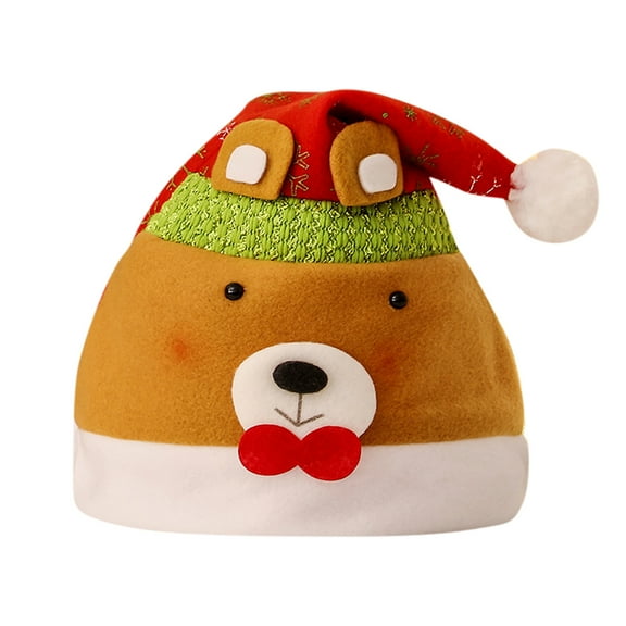 Christmas Hats,Santa Hat for Unisex Warm Comfort Red Holiday Xmas Hat for Christmas New Year Festive Party Decoration,Santa Hats Adult,Christmas Holiday Hat for Adults,Red Cute Santa Claus Hats