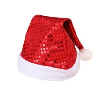 Christmas Hats, Santa & Mrs Claus Festive Headwear for X-Mas Parties, Parades, Office Events & Family Gatherings,(Red)
