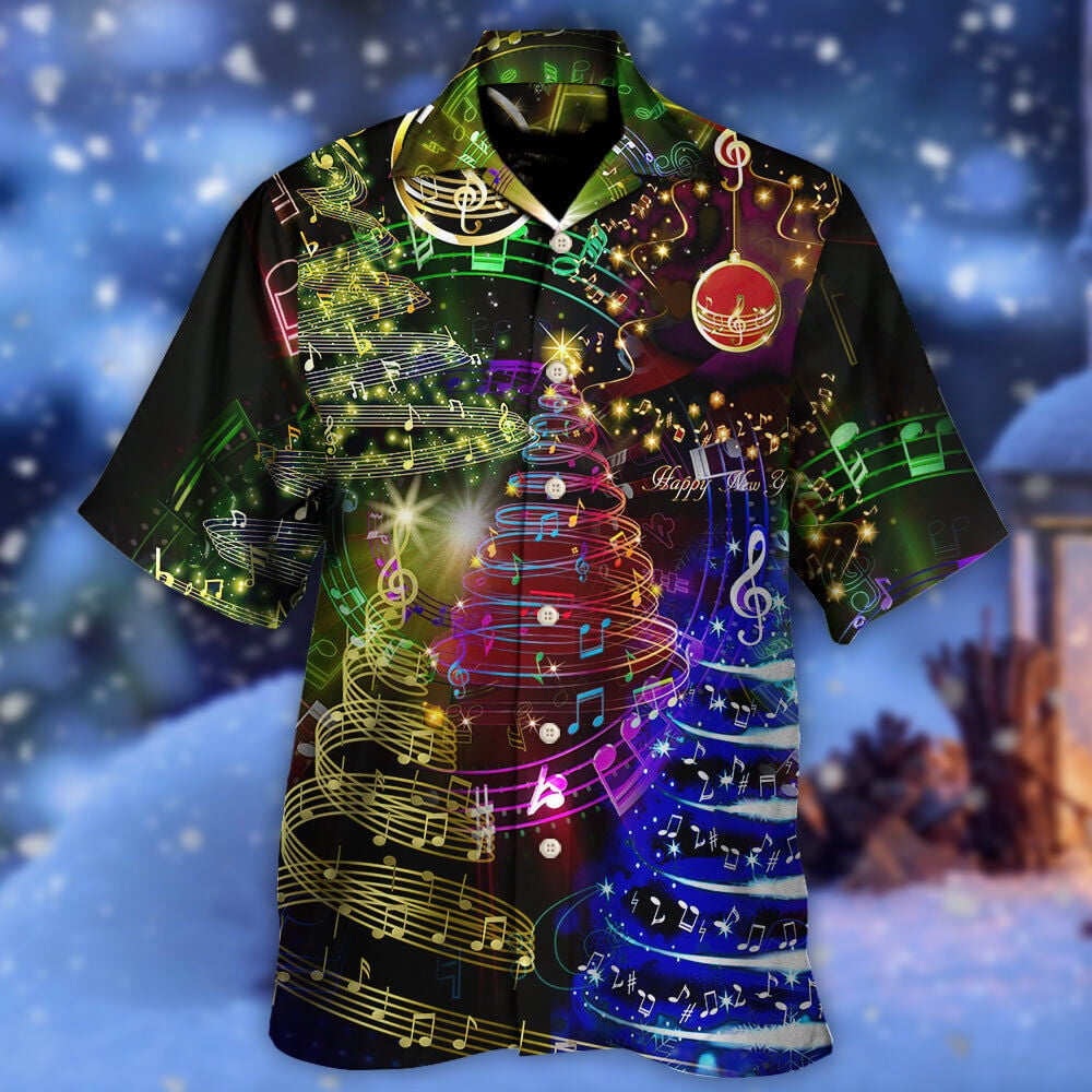 Christmas Hawaiian Shirt Mens Santa Hawaii Surf Xmas Hat Party Slay M 3Xl Walmart