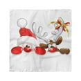 thumbnail image 1 of Christmas Head Scarf, Funny Santa Reindeer, Head Wrap, 3 Sizes, by Ambesonne, 1 of 2