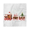 thumbnail image 1 of Christmas Head Scarf, Gingerbread Train, Head Wrap, 3 Sizes, by Ambesonne, 1 of 2