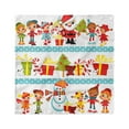 thumbnail image 1 of Christmas Head Scarf, Joy Children Santa, Head Wrap, 3 Sizes, by Ambesonne, 1 of 2