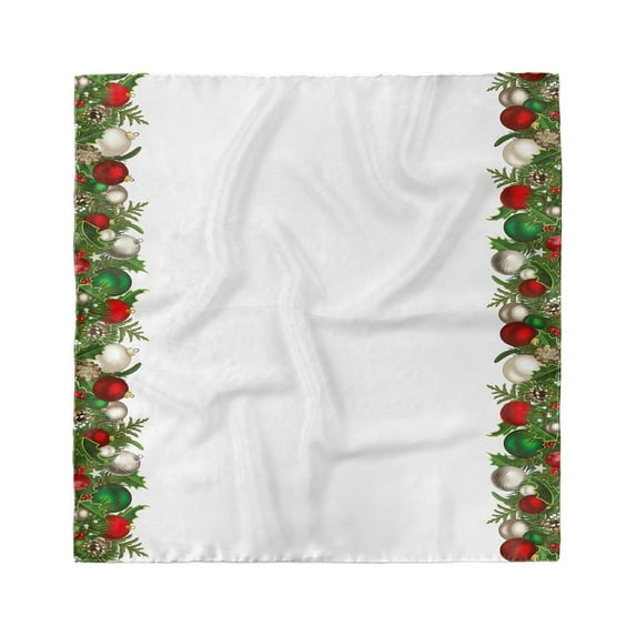 Christmas Head Scarf, Pine Spikes Berries, Head Wrap, 3 Sizes, by Ambesonne