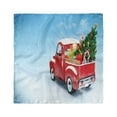 thumbnail image 1 of Christmas Head Scarf, Red Truck Xmas Tree, Head Wrap, 3 Sizes, by Ambesonne, 1 of 2