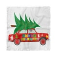 thumbnail image 1 of Christmas Head Scarf, Red Vintage Car Elf, Head Wrap, 3 Sizes, by Ambesonne, 1 of 2