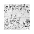 thumbnail image 1 of Christmas Head Scarf, Tree Reindeer Santa, Head Wrap, 3 Sizes, by Ambesonne, 1 of 2