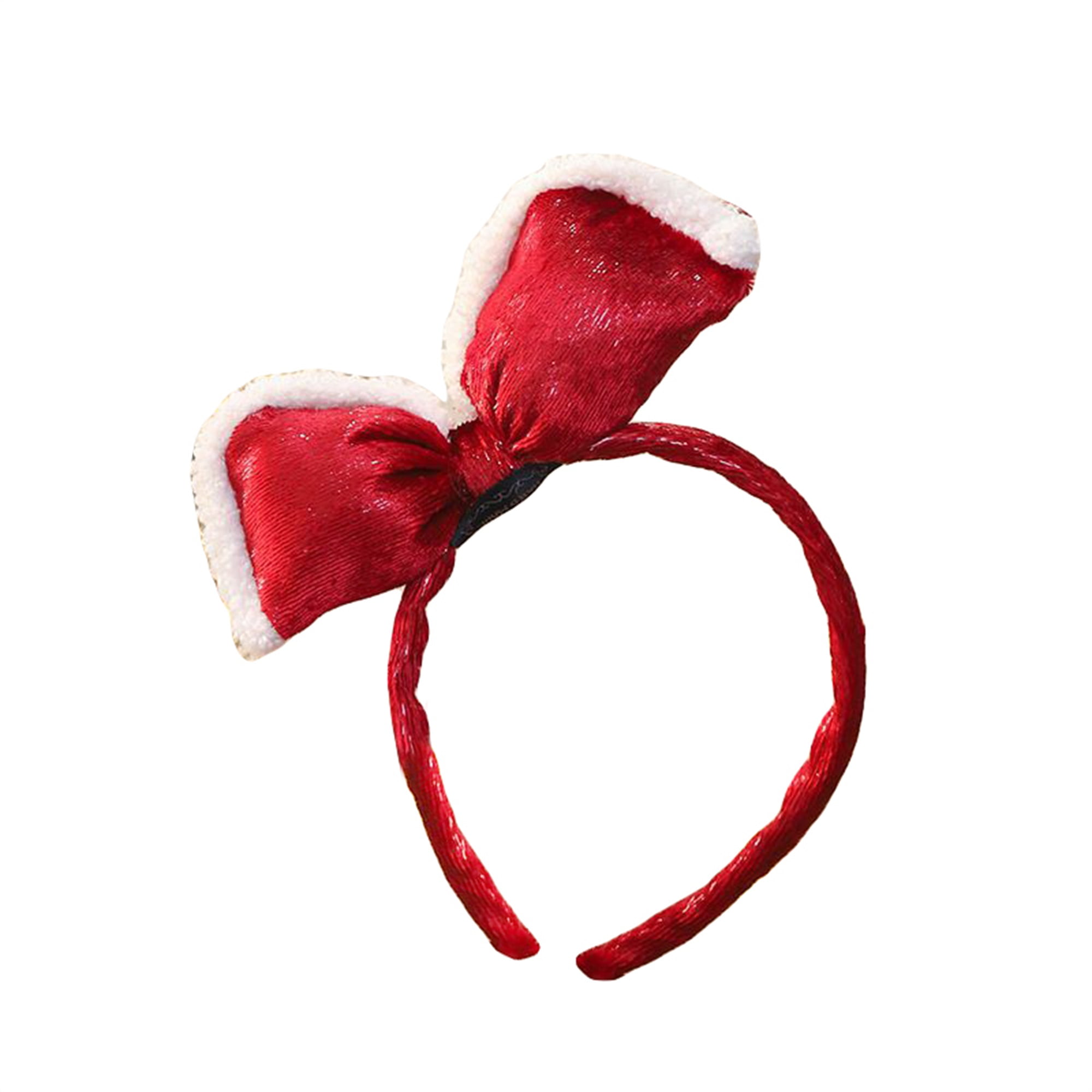 Christmas Headband Bow Christmas Tree Elk Antler Cosplay Hair Band Hair