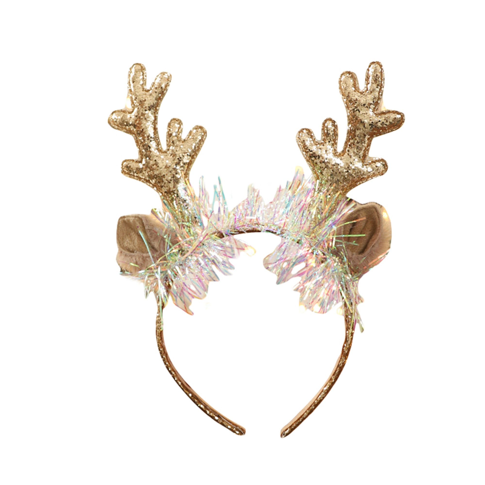 Christmas Headband Bow Christmas Tree Elk Antler Cosplay Hair Band Hair