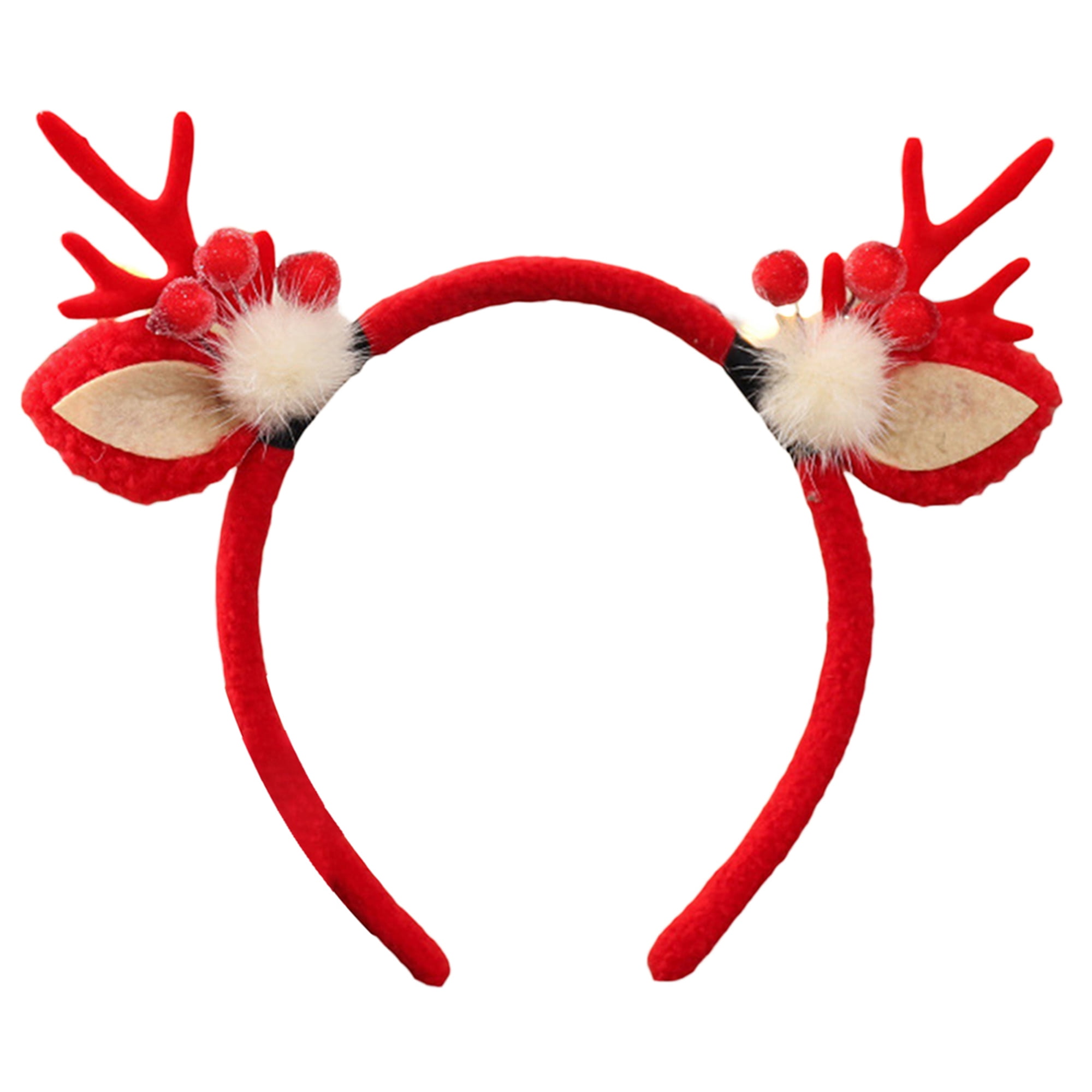 Christmas Headband Bow Christmas Tree Elk Antler Cosplay Hair Band Hair