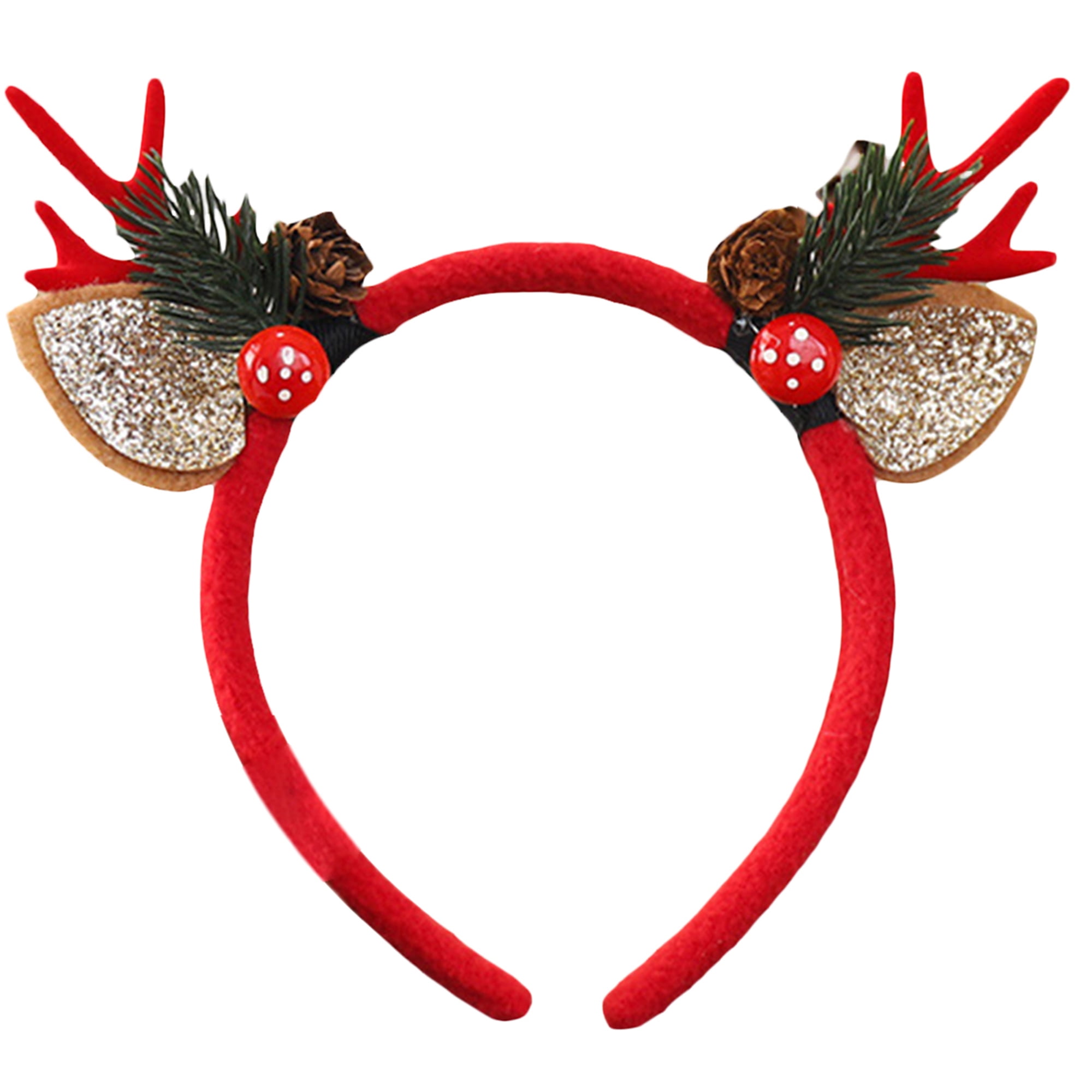 Christmas Headband Bow Christmas Tree Elk Antler Cosplay Hair Band Hair