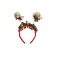 thumbnail image 1 of Christmas Headbands Christams Tree Xmas Ball Headbands For Girls Women Kids Merry Christmas Headwear Golden Holiday Hair Hoops For Christmas Holiday Party, 1 of 2