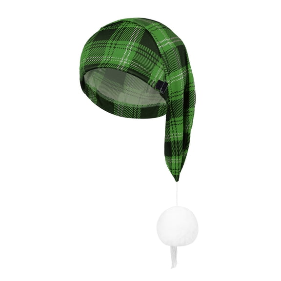 Christmas Headwear Cap Thicken Plaids Perfect for the Holidays Colorful Outfits for Cosplay Santa Furry Hat