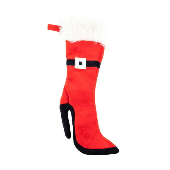 Christmas High Heeled Santa Belt Stocking